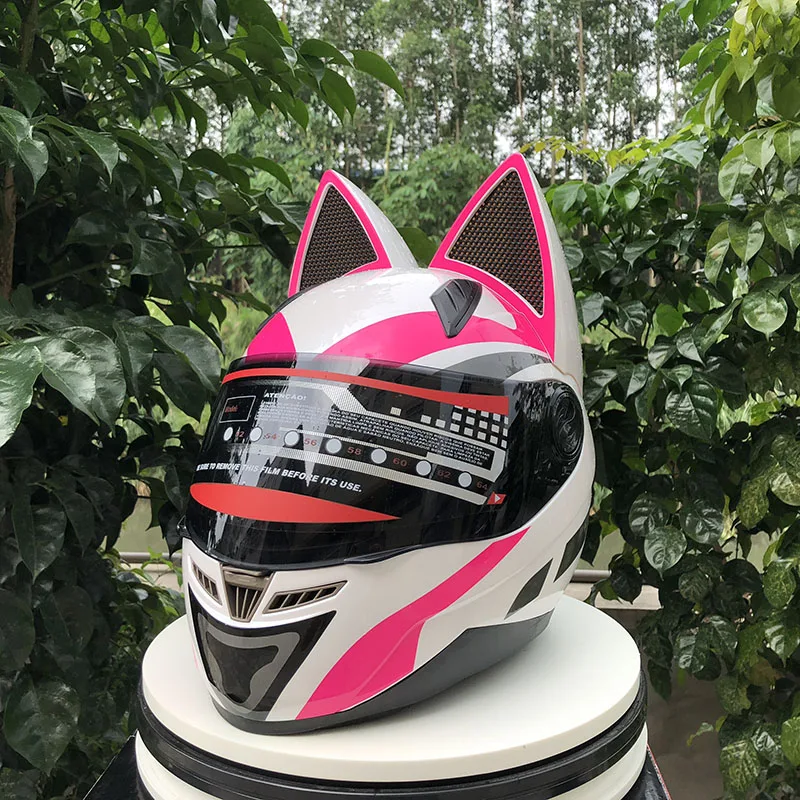 Мотоциклетный шлем на все лицо одобрен ECE Модный женский | Автомобили и мотоциклы