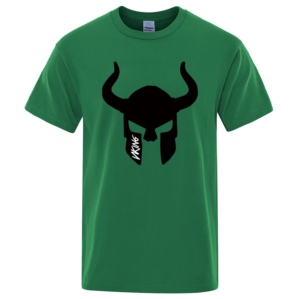 

Odin Vikings Face Funny Tops Fitness Tee Shirt Brand Clothing Homme Summer Loose Men's T-shirt Fashion Streetswear Men T Shirt