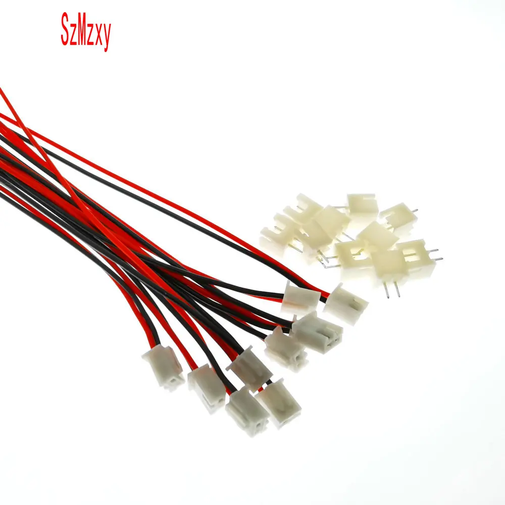 

10Sets XH2.54 XH 2.54mm Wire Cable Connector 2/3/4/5 Pin Connector plug with 200mm Wires Cables 26AWG