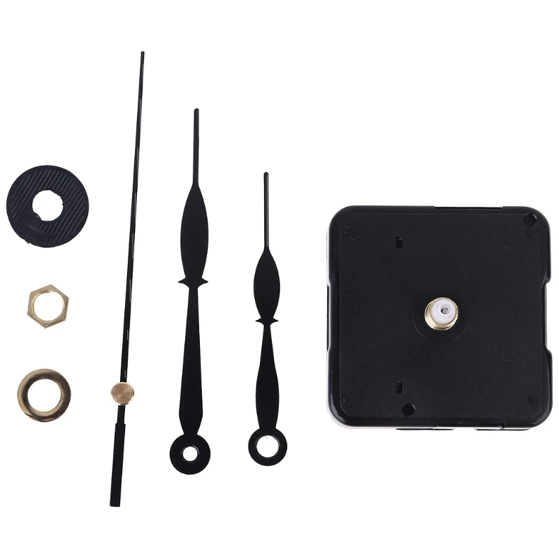 

Silent Quartz Wall Clock Movement Mechanism Hands Motor Kit Battery Operated DIY Replacement Repair Parts