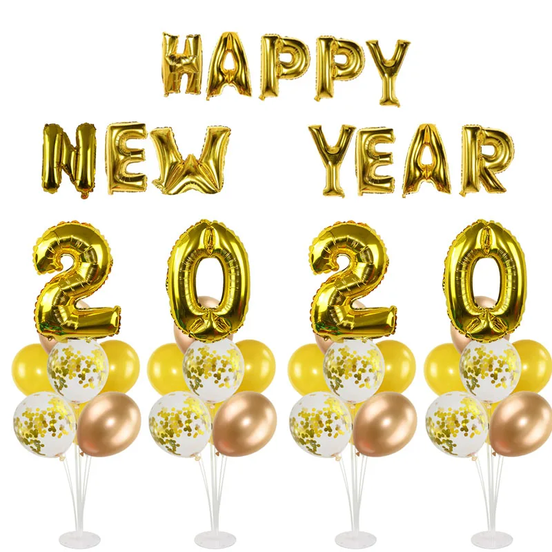 32inch Number Foil Balloon Gold/silver Digit Helium Baloons Happy New Year Christmas Party Decor Globos DIY Home Ornaments