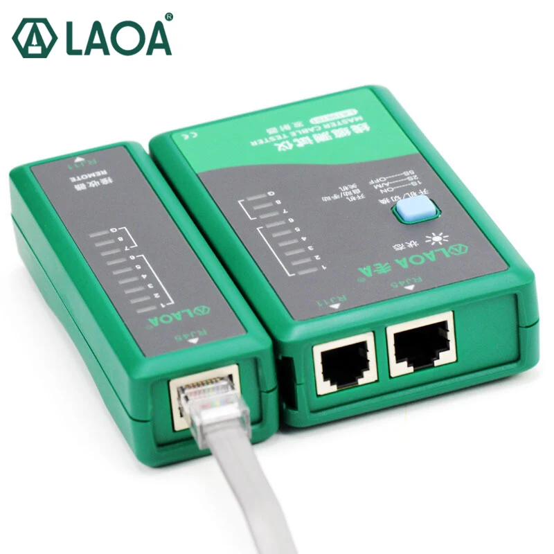 Сетевой тестер LAOA RJ11/RJ45 обнаружение телефонной линии| |