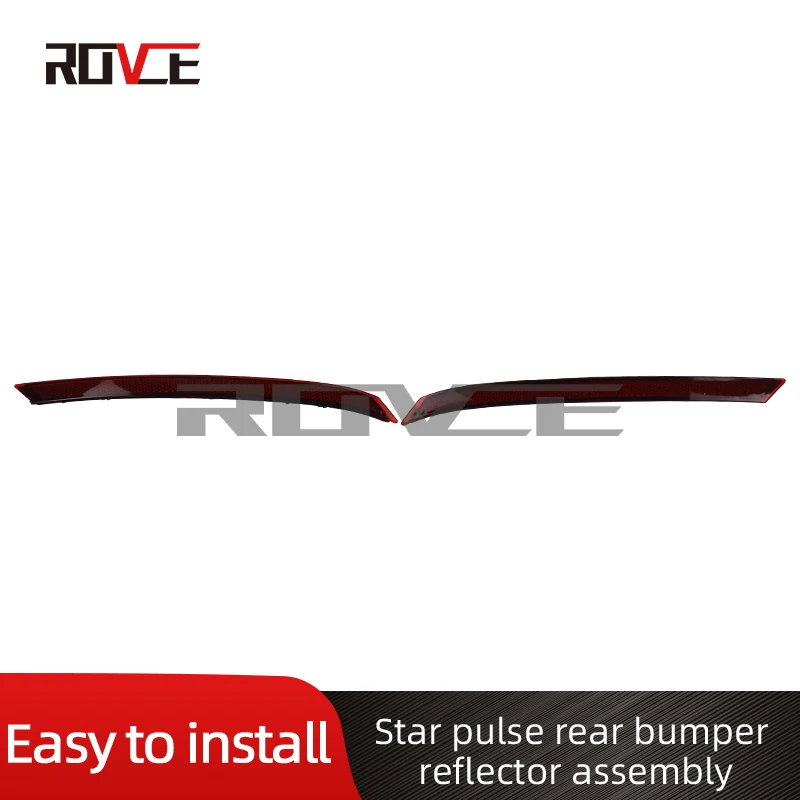 

ROVCE Reflective Sticker for RANG ROVER VELAR, L560 LR093435-D LR093436-D Tape Strips Safety Mark Auto Reflector Stickers