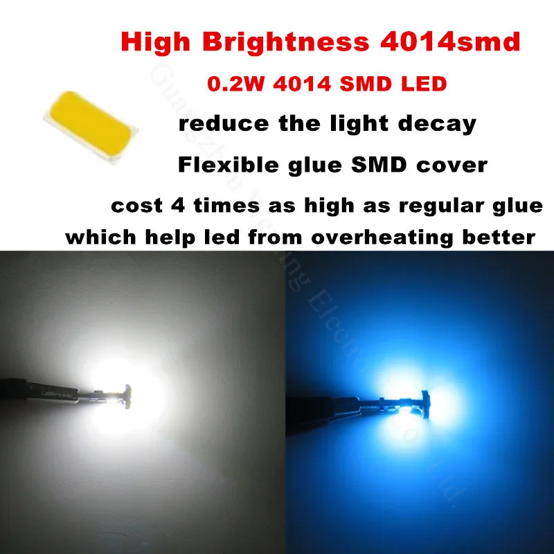 WLJH 10x Canbus Led T10 2825 W5W 4014 SMD 12v автомобильный светильник Наружный боковой маркер