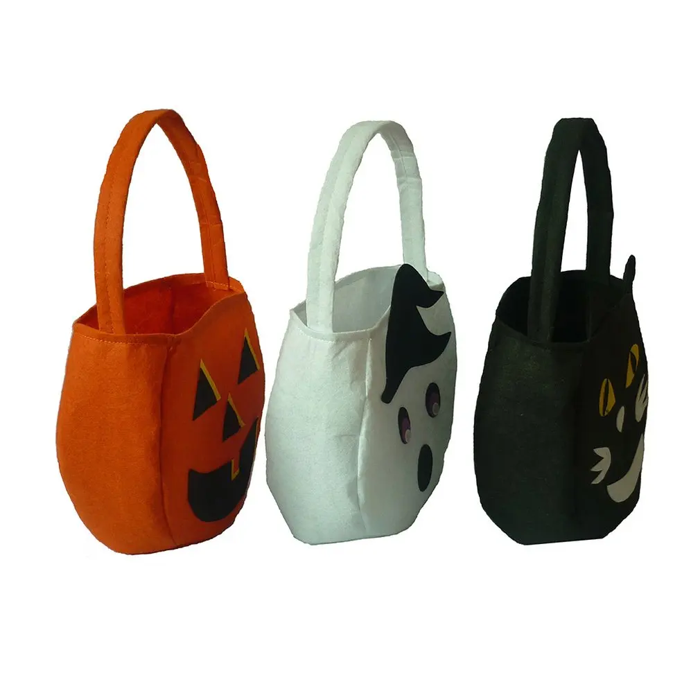 Хэллоуин вечеринки с этой корзина для сладостей призрак Праздничная Тыква Белый