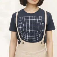 Breast T Shirt Women 3D Optical Illusion T-shirt t Girls Tops Summer Fashion Tshirt Cotton Graphic Tees Women Clothes