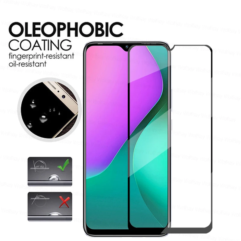 9h full glue tempered glass for infinix hot 10 play screen protector for infinix hot 10 play phone film for infinix hot 10 play free global shipping