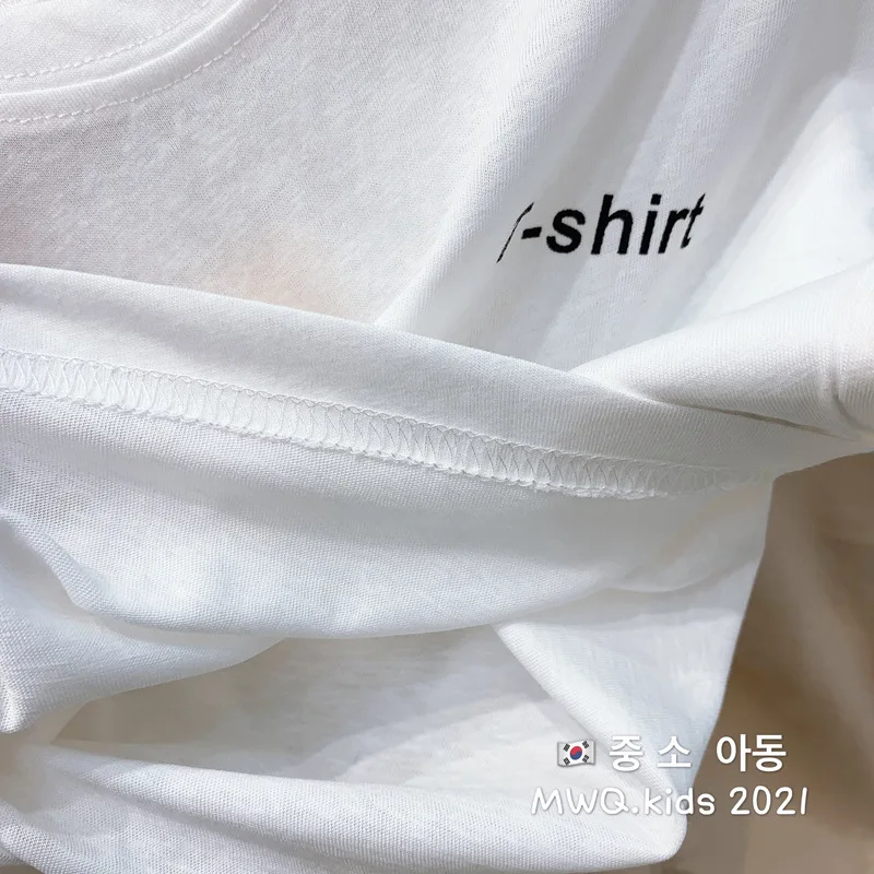 

Summer Korean version of children's T-shirt new baby boy solid color round collar bottom shirt sleeveless T-shirt boys tee