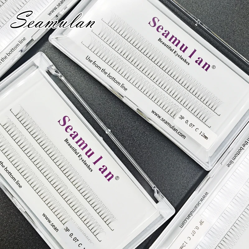 Ресницы Seamulan для наращивания объемные ресницы накладные с цветком | Красота и