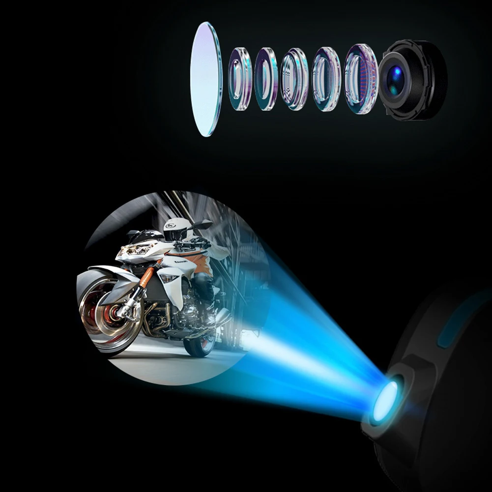 Домофон для мотоциклетного шлема водонепроницаемый домофон видеорегистратор