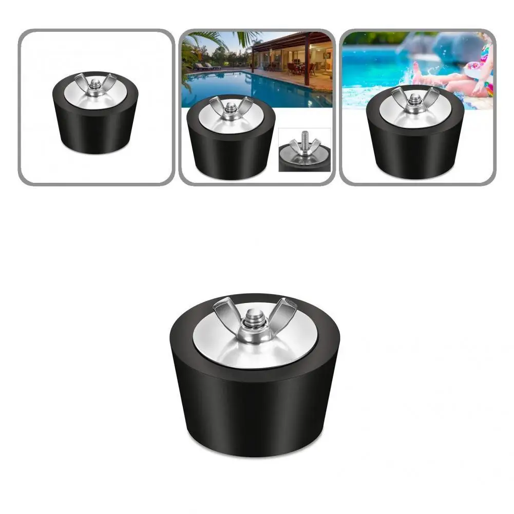 

Novel Line Plug Convenient Black Portable Compact Expansion Drain Stopper Pool Stopper Drain Plug