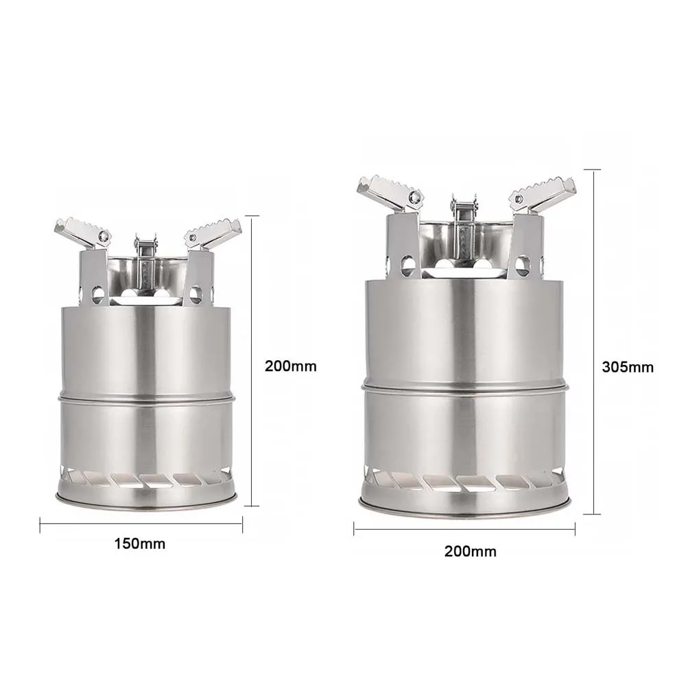 Портативная уличная деревянная горелка Lixada огненная печь для приготовления пищи