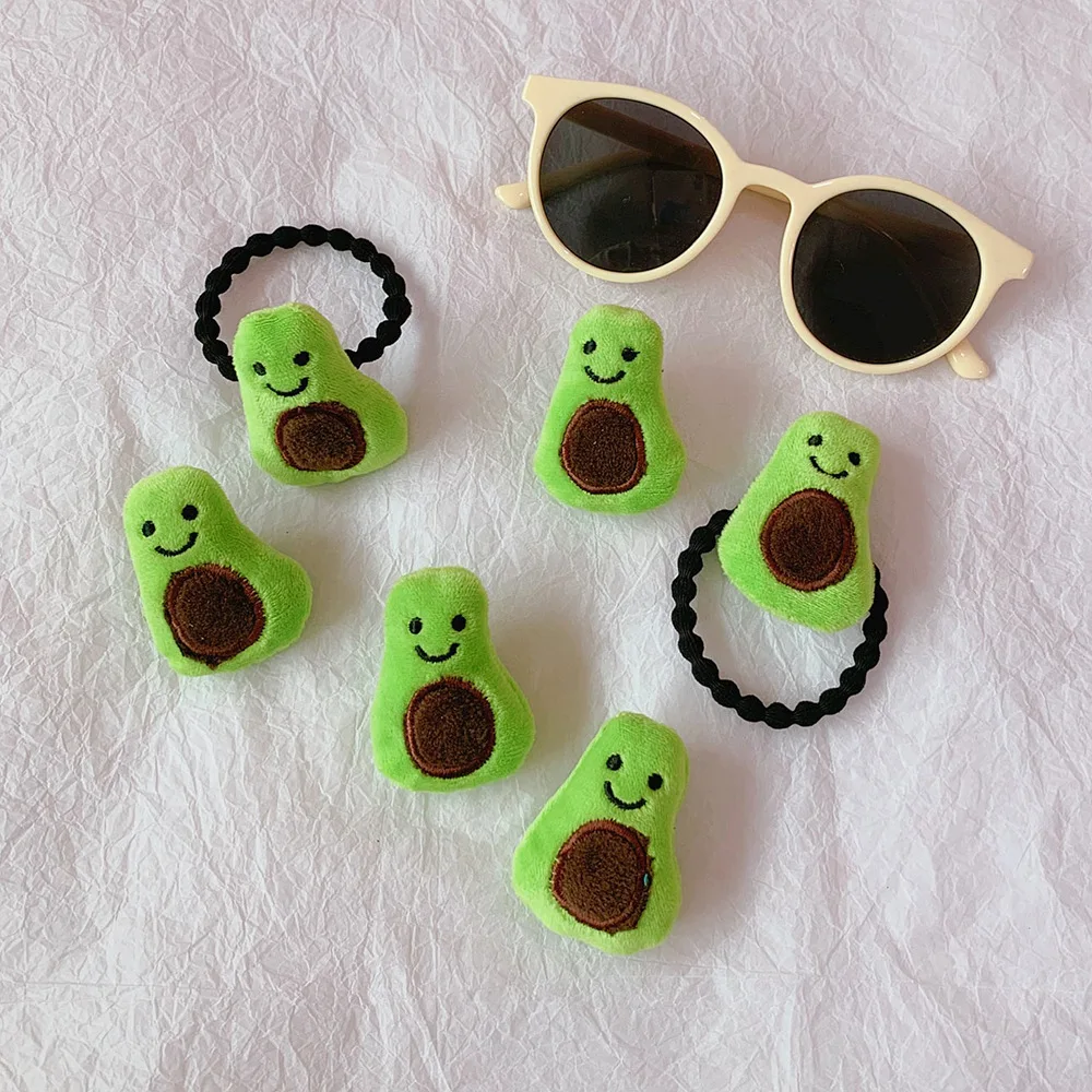 Милые Креативные авокадо плюшевые повязки на голову куклы аксессуары для волос