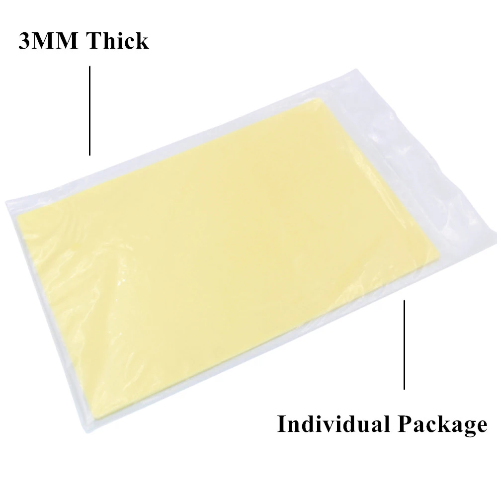 1/3/5/8 High Quality 3mm Thick Tattoo Practice Skin Blank Silicone Double Sides 20*30*0.3CM Permanent Tattoo  Practice Skin