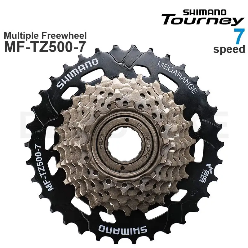 

SHIMANO TOURNEY MF-TZ500 MF-TZ31 7v 7 Speed Cassette Mountain Bike Freewheel Metal Thread Sprocket 14-28/34T Original Parts