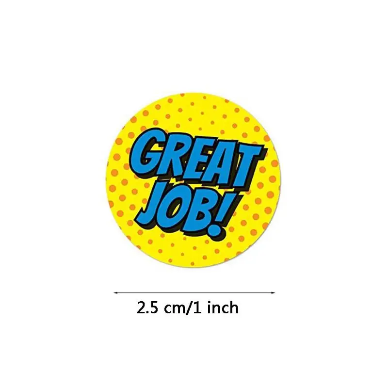 500 шт/рулон 8 видов стилей клейкая награда наклейки этикетки коробка