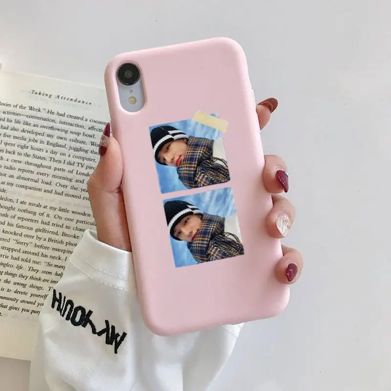 

Idol Kpop stray kid Original Liquid Silicone Phone Case for iphone 13 12 11 Pro Max X XS Max XR 7 8 6 6S Plus Couples TPU Cases