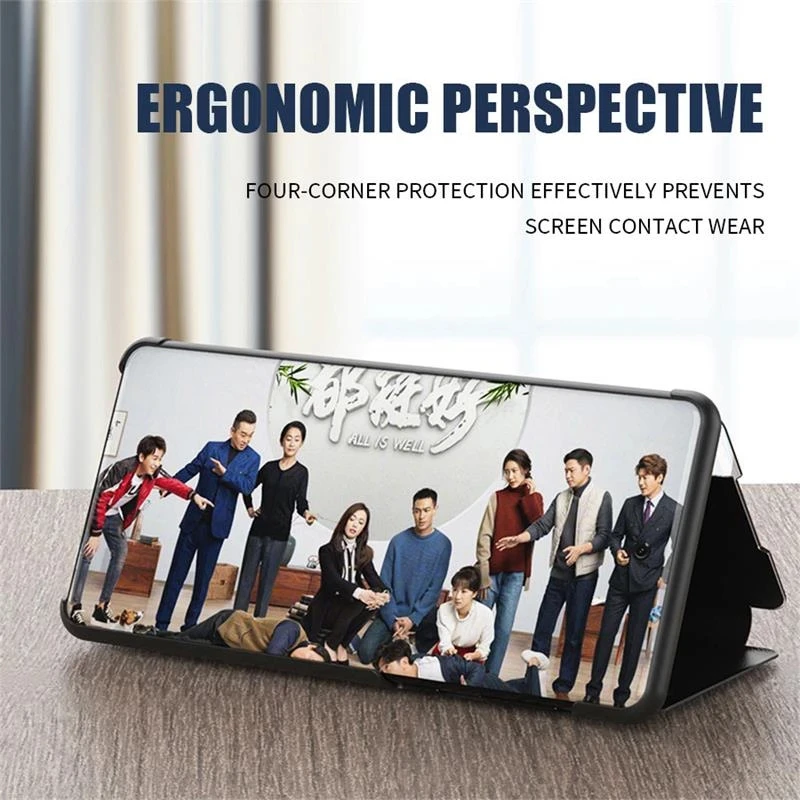 Кожаный флип-чехол Smart View для Honor 9A 9S 9C 9X 30 30S 20 20S 20E 8X чехол 7A Pro 7C 10 Lite 10i 8S Prime Nova 5T |