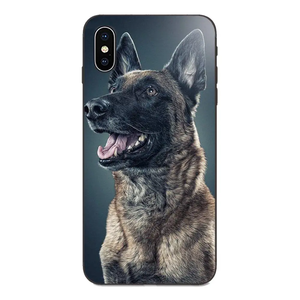 as picture Мягкие чехлы Capa Belgian Tervuren Malinois Dog Art для Apple IPhone X XS Max XR 4 4s 5 5S SE 6 6S 7 8 Plus - Цвет: as picture