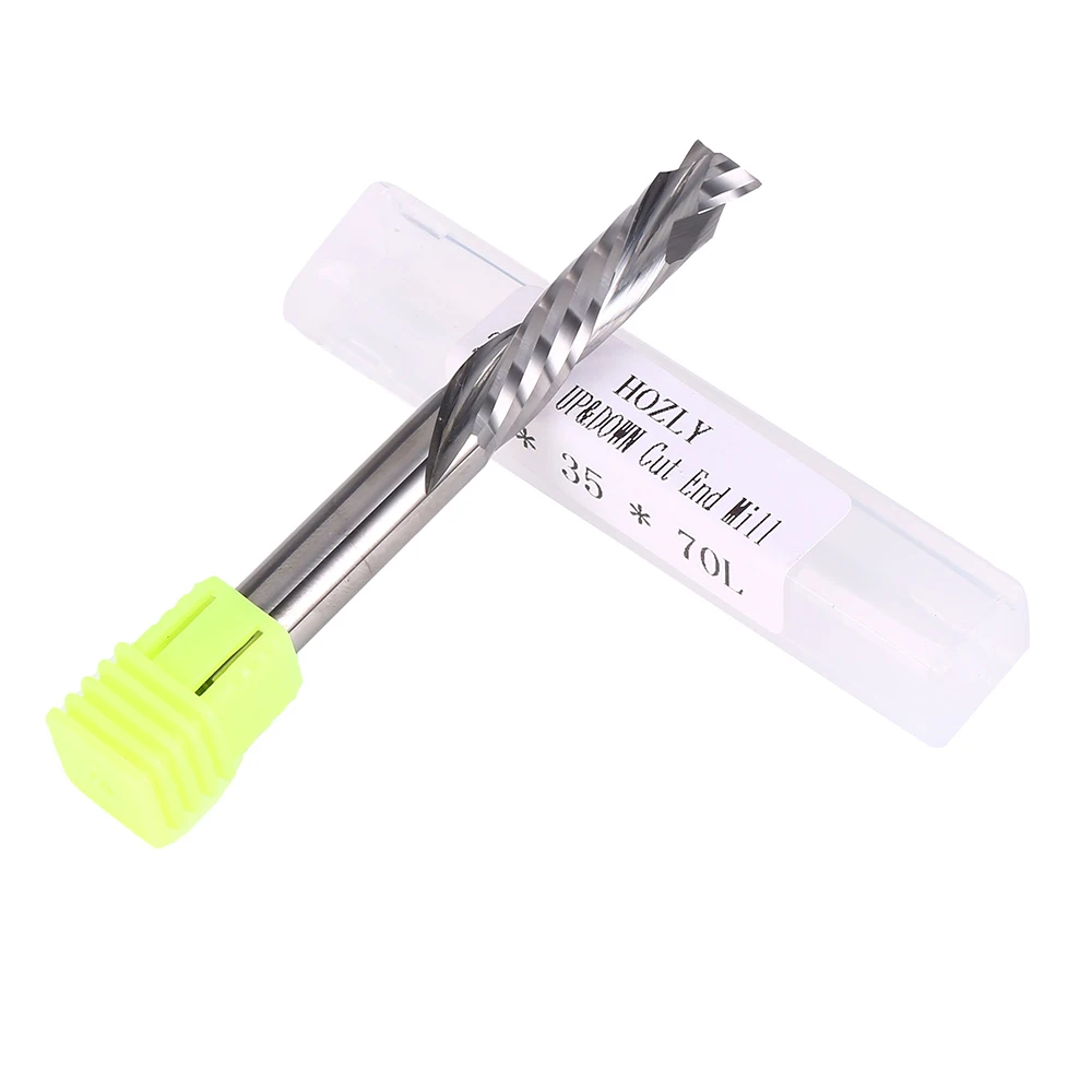 値段 CNC工作機械用の2つのフルートを備えたプラスチック製CNCフライス盤用の切断機,10個,8x35x70l