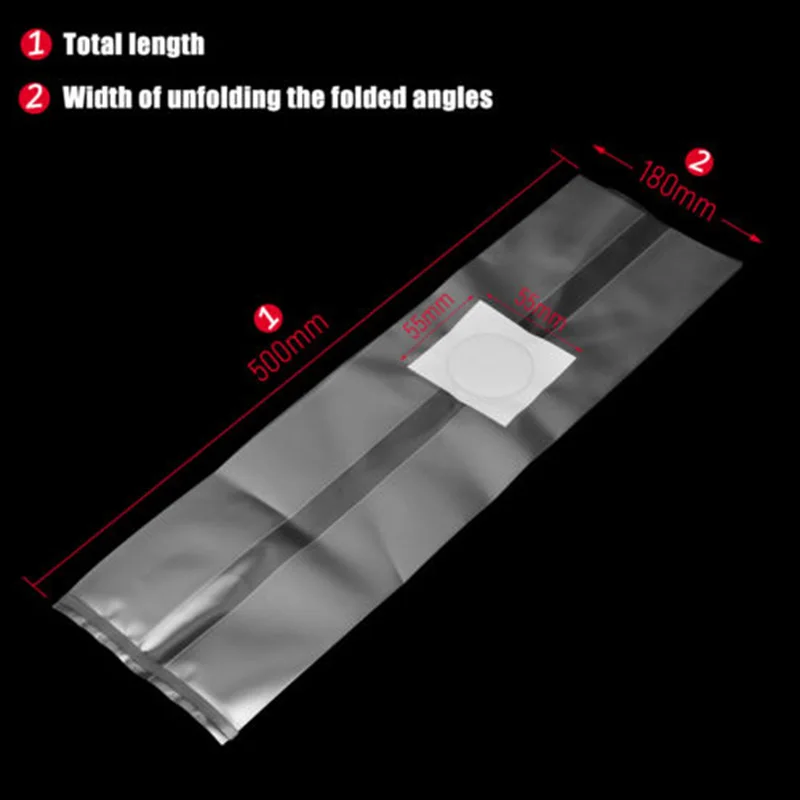 Абсолютно новые 100 * полипропиленовые пакеты для выращивания грибов 18*35 см