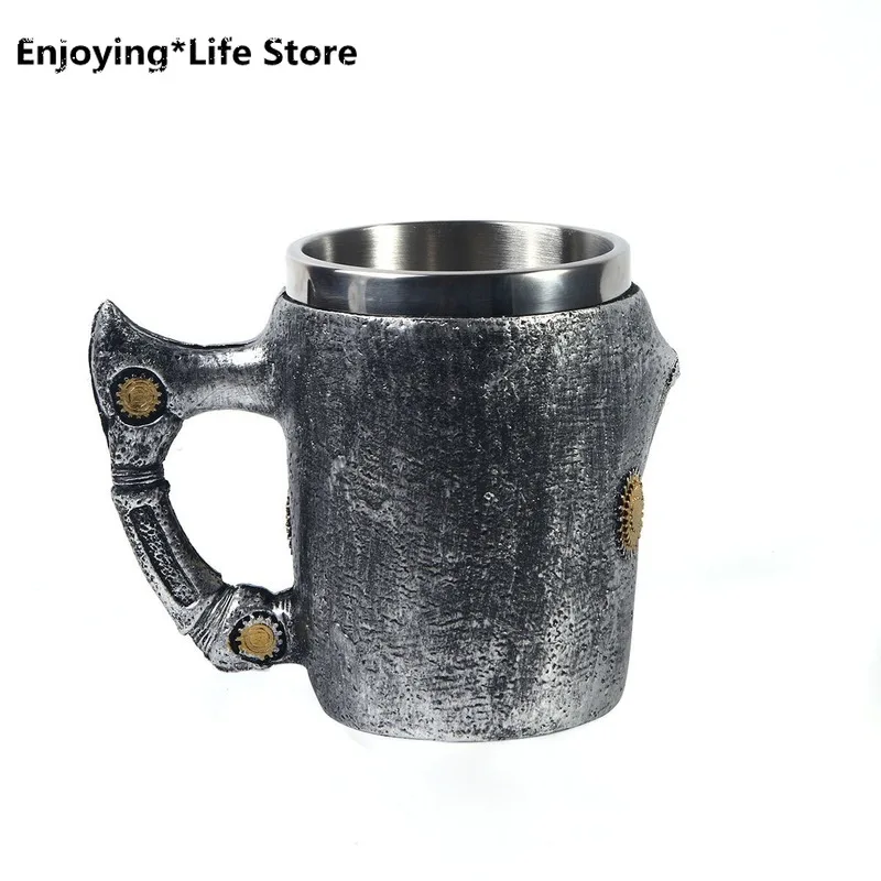 

Coffee Mug Resin Skull Stainless Steel Mug Beer Mug Home Decoration Cups and Mugs Travel Mug Coffee