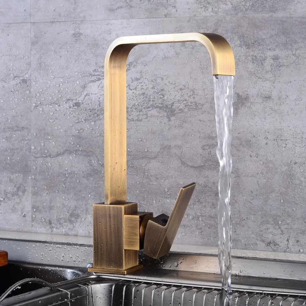 Mitigeur кухня кухонная раковина винтажный кран смеситель горячей и холодной воды Tap