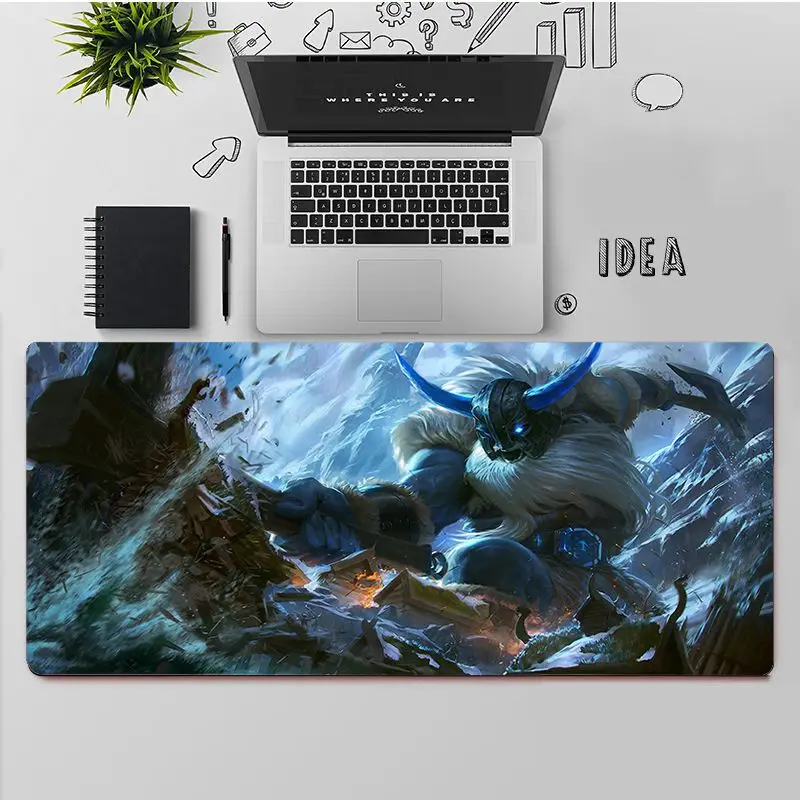 

FHNBLJ Top Quality league of legends Olaf Office Mice Gamer Soft Mouse Pad Free Shipping Large Mouse Pad Keyboards Mat
