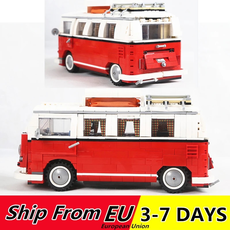 Volkswagening T1 кемперов фургонов автобусов техники автомобиль набор строительных