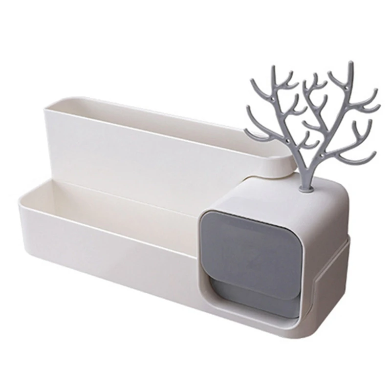 

Toilet Shelf Creative Simple Free Punching Toilet Wall Mask Storage Rack