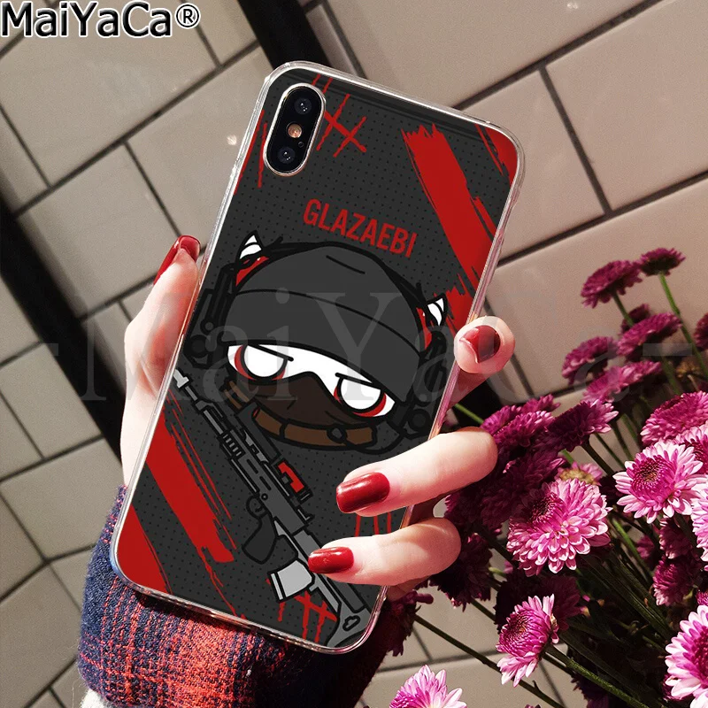MaiYaCa Rainbow Six Siege 6 Новинка чехол для телефона Fundas чехол для iPhone 8 7 6 6S Plus 5 5S SE XR X XS MAX чехол