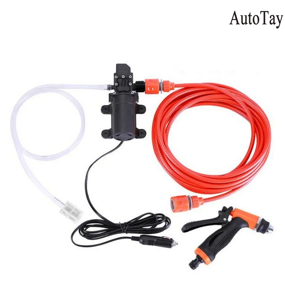 Pаспродажа Пистолет для мойки автомобиля, портативный насос высокого давления для мойки автомобилей, 12 В