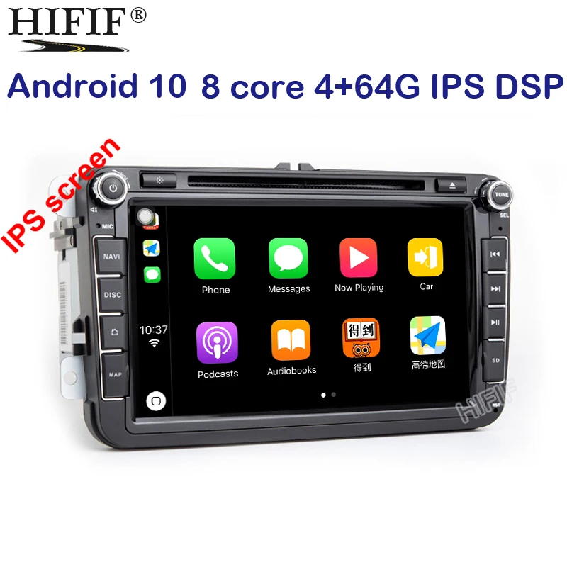 Android 9 0 мультимедиа 2 DIN Автомобильный gps для сиденья Altea Leon TOLEDO volkswagen Passat b6 POLO golf 5 6
