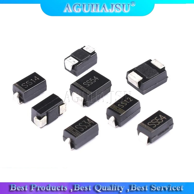 2000 шт. SMA Выпрямитель Диод 1N5819 SS14 1N5822 SS34 SR160 SS16 1N5817 SS12 SR1100 SS110 SR360 SS36 SR240 SS24 SR2100 SS210