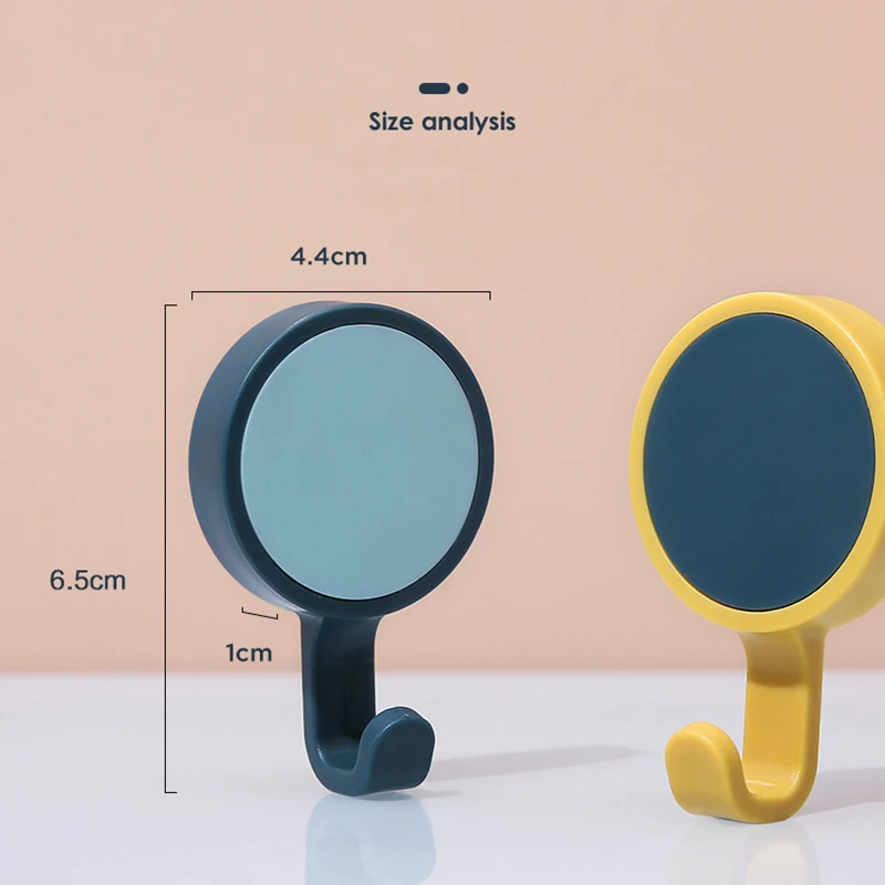 

Strong Nail-free Hooks Hit The Color Wall Without Trace Strong Hooks Adhesive Nail-free Hanging Buckle Kitchen Bathroom Tools