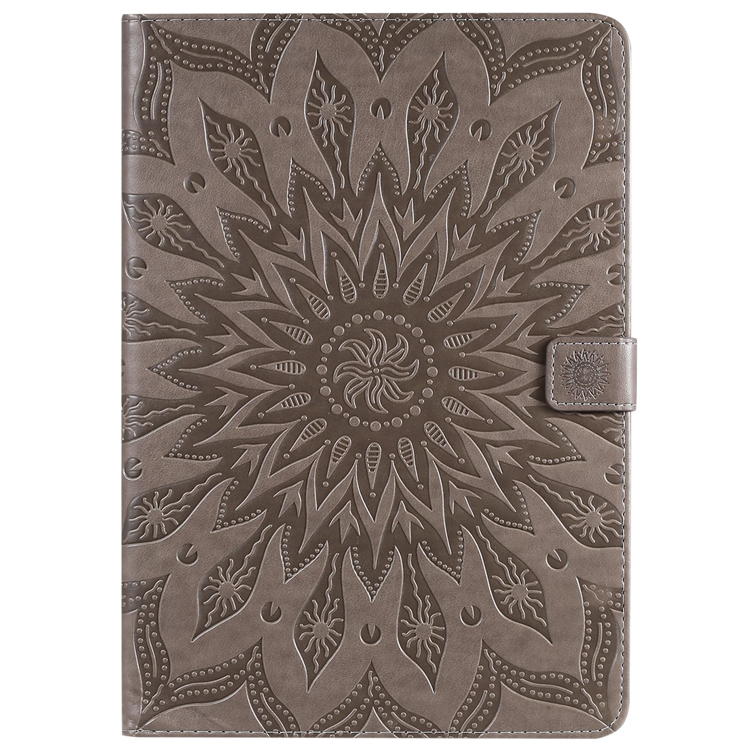 

Smart Wake Sleep Up Case For Apple IPad 7th 10.2 inch 2019 Sun Embossed PU Leather Tablet Protect Shell Stand Cover Funda+pen