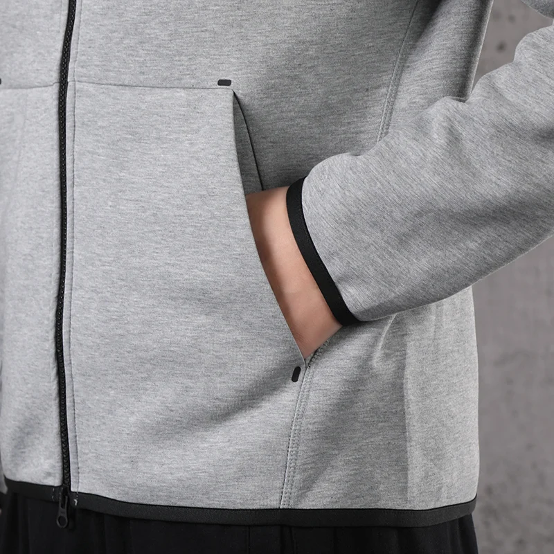 Оригинальное новое поступление NIKE AS M NSW TCH FLC Толстовка FZ Мужская куртка