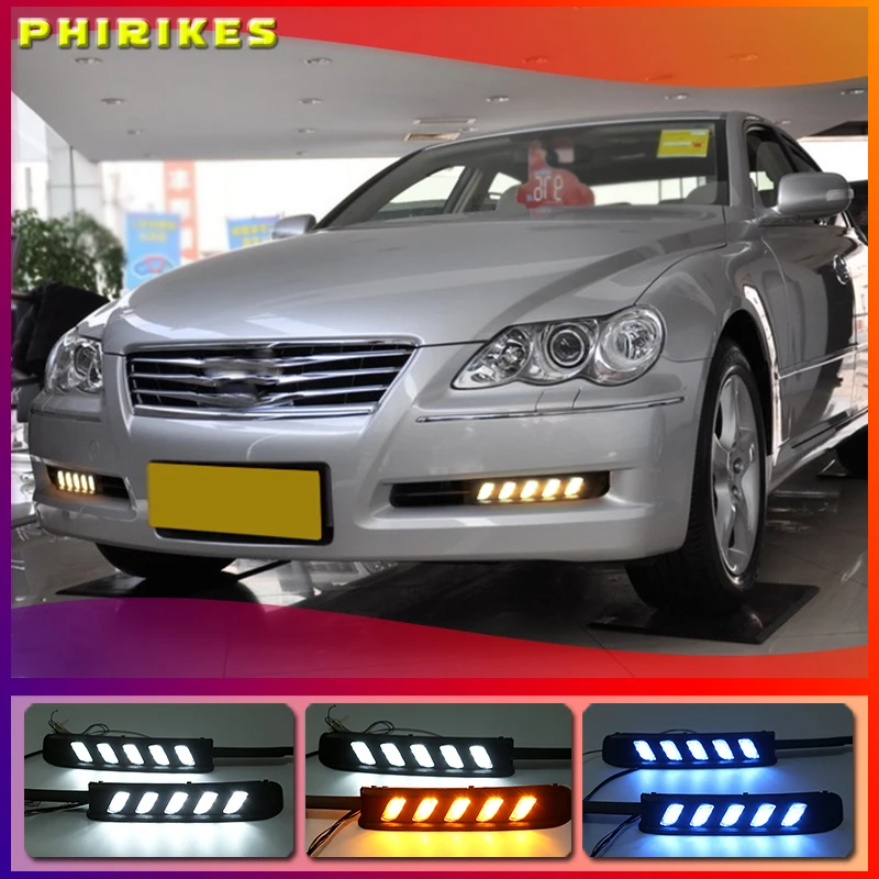 

2Pcs DRL Daytime Running Light For Toyota MARK X REIZ 2004 2005 2006 2007 2008 2009 LED Fog Lamp