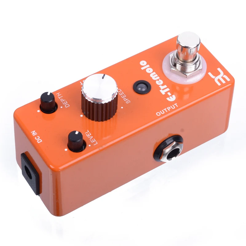 EX New T-Cube педаль E-Tremolo гитарные педали эффектов TC-43 металлический корпус+ Бесплатный разъем