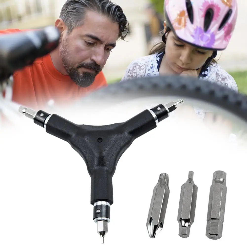 

Shaped Bicycle Wrench Y Outer Hexagonal Wrenches Road Bike Key Tools For Skateboards Scooters Bicycles