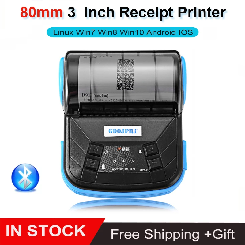 

Hot sale Wireless Mini 80mm Bluetooth Portable Thermal Receipt Printer Mobile Phone Android POS PC Pocket Bill Makers Impresora