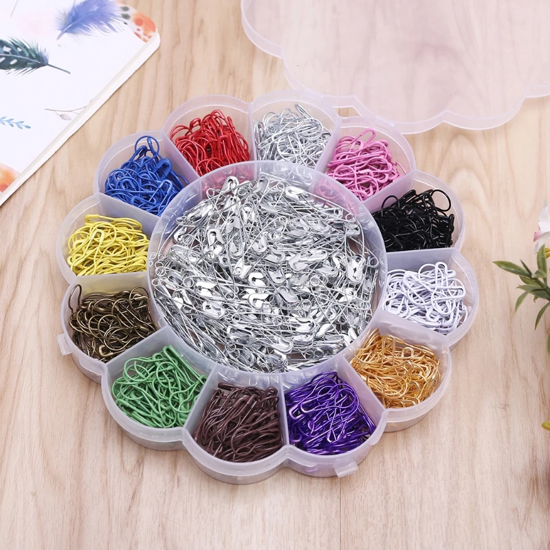 

800pcs Metal Gourd Safety Pins for Knitting Stitch Markers Quilting Sewing Cloth