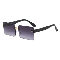 rimless plastic women sunglasses men frame vintage frameless sun glasses female sunshades gafas de sol eyewear male
