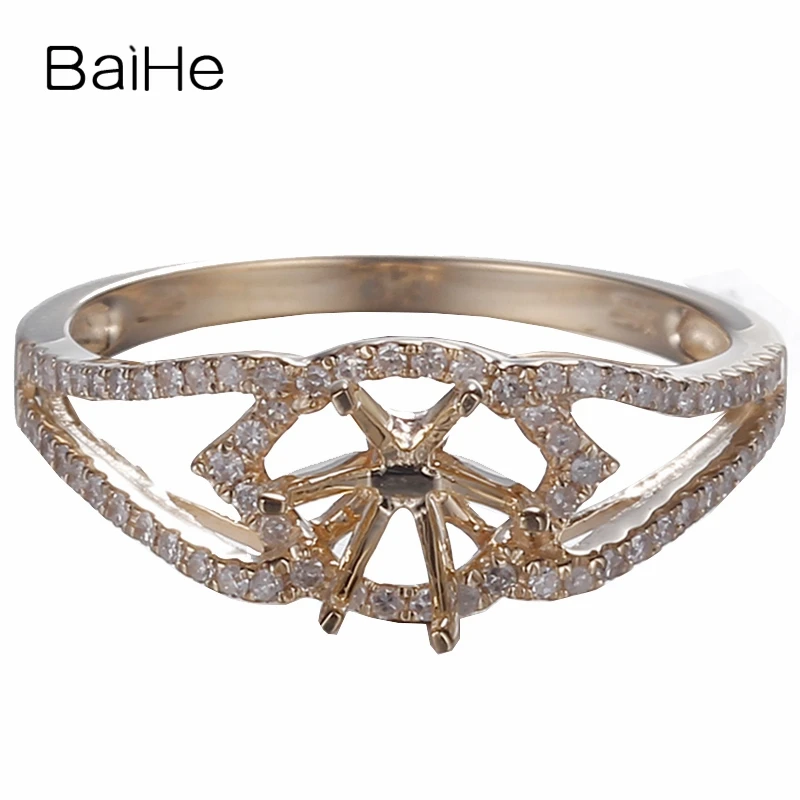 Женское кольцо из желтого золота с круглым камнем около 6 5 мм|Кольца| |