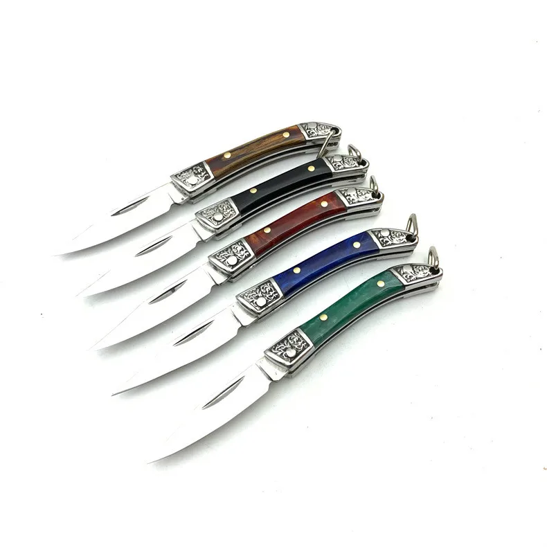 Мини нож складной титановый брелок Ручные Инструменты кухонный для фруктов