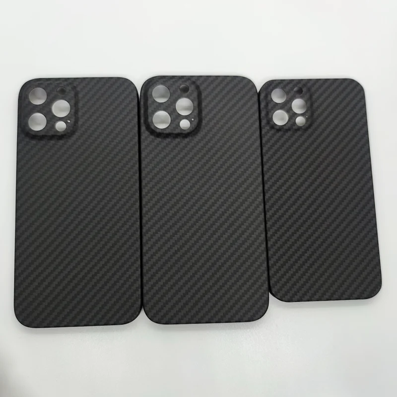 Funda de tel&eacute;fono de fibra de carbono para iPhone 12 Pro Max 12, protector de lente Mini ultrafino, cubierta dura de dise&ntilde;ador de fibra de carbono para iPhone 12-2
