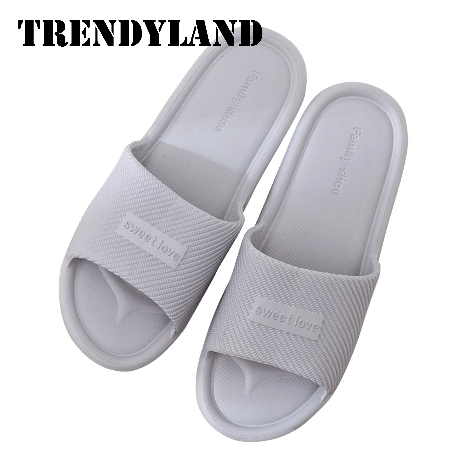 

Шлепанцы Trendyland для мужчин и женщин, Нескользящие, мягкая Домашняя одежда, плоская подошва, для дома и ванной