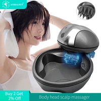 body head massager electric scalp massage health care relax antistress shiatsu massageador corporal hair loss relieve migraine