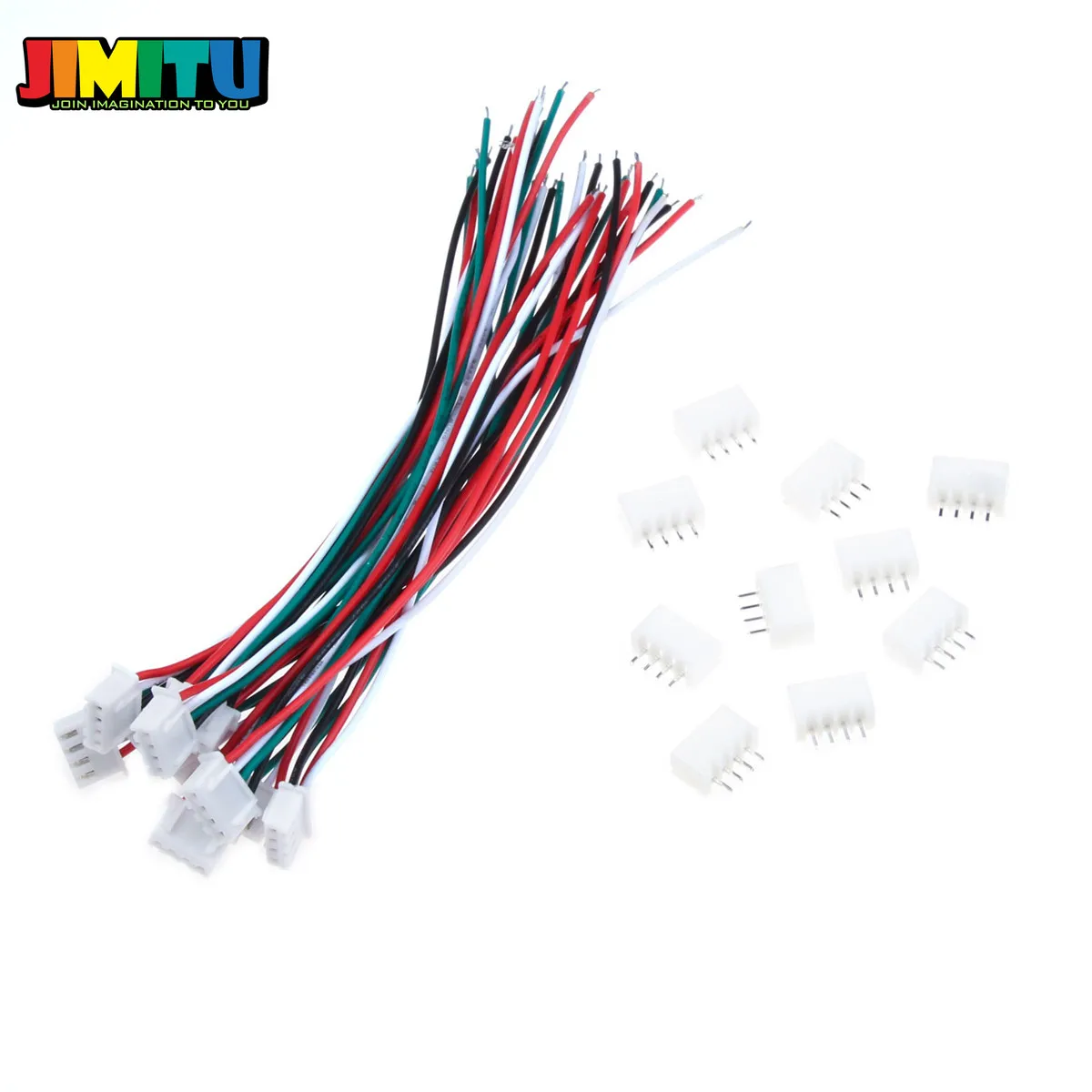 10 шт./комплект 4-контактный разъем Micro JST XH 2 54 мм 24AWG 1007 проводов 150 | Игрушки и хобби