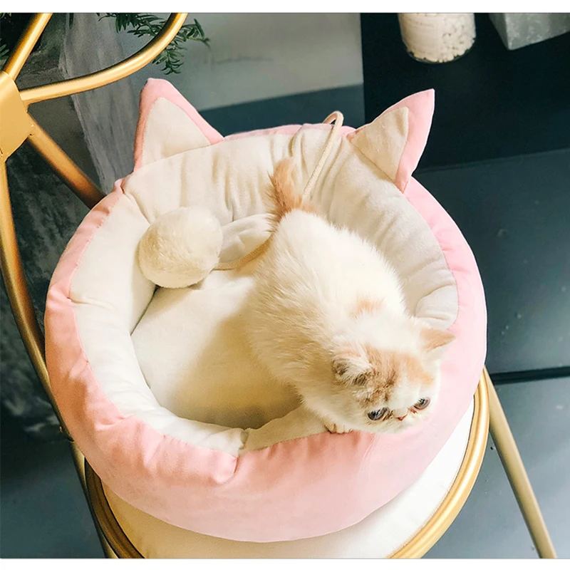 Лежанка для кошек и котят зимняя теплая водонепроницаемая | Дом сад